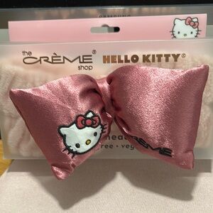 The Creme Shop| Pink Plush Spa Headband | Hello Kitty Design